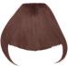 One Piece Hair Extensions Clip In Bangs Fake False Hair Piece Clip On Front Hair Bangs Fringe Cute - Medium Brown - Buy Online on GoSupps.com