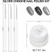 Erinde Silver Chrome Nail Polish with 3 Brushes Metallic Nail Varnish Nail Painting Kit Nail Art Polish DIY Nail Manicure Kit for Women Glossy Soak off UV/LED Mirror Effect High Shine White - Buy Online on GoSupps.com