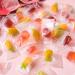 Peeled fruit juice gummies white peach mango grape flavored fruit juice content fudge delicious soft candy chewing candy healthy desserts wedding candies casual snacks gift pack (Mixed flavors 3bag) Mixed flavors 3bag - Buy Online on GoSupps.com