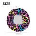 Leopard Print Cheetah Animal Skin Shower Cap for Women - Reusable Double Layers Waterproof Hair Protector - Stretchy Adjustable Neon Cap for Long Hair - Buy Online on GoSupps.com