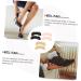 FOMIYES Heel Pads - 3 Pairs Anti-Slip Wear Pads for Shoes | Assorted Colors | Outdoor Heel Protectors | 10x3.5x0.3cm - Ship Worldwide - Buy Online on GoSupps.com