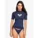 Roxy Whole Hearted UPF 50 Short Sleeve Rashguard for Women - Mood Indigo - International Shipping Available - Buy Online on GoSupps.com
