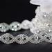 Jerler 1 Yard Crystal 2mm Rhinestone Trim Chain Applique for Sewing Crafts - Elegant DIY Wedding Party Decoration - Buy Online on GoSupps.com