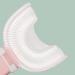 All Rounded U Shape Toothbrush Food Grade Toddler Toothbrush | Food Grade Silicone Kids Toothbrushes 360 Degree U Shape Toothbrush for Kids Baby Toddler Cartey Pink 1 count (Pack of 1) - Buy Online on GoSupps.com