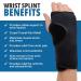 Hand Brace for Carpal Tunnel & Wrist Pain Relief - Adjustable Night Support with Splints for Arthritis & Tendonitis - Unisex Fit - Buy Online on GoSupps.com