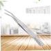 minkissy Eyelashes Tweezer Lash Cluster Stainless Steel Eyebrow Tweezer Eyelash Tweezer Eyelashes Extension Clip Makeup Tweezer Eyebrow Clip Cosmetic medium Silver - Buy Online on GoSupps.com