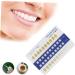 Buy Healifty 20-Piece Tooth Color Scale Set | PVC Bleached Color Chart for Accurate Tooth Shade Matching - Buy Online on GoSupps.com