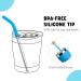 Mollcity Kids 9oz Stainless Steel Insulated Sippy Cup - Sky Blue | BPA Free, Spill Proof with Straws and Lids - Buy Online on GoSupps.com