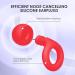 Waymaytecy Reusable Earplugs for Noise Reduction | Soft Silicone Hearing Protection for Sleep Travel Work & More (Red) - Buy Online on GoSupps.com