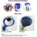 PYD Life Silicone Mug Tumbler Wrap Insert Set - 3 Sizes, Blue Insert for Cricut Mug Press, Sublimation Tumbler Blanks Accessories - Buy Online on GoSupps.com