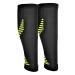 Gemx Calf Compression Sleeve Men & Women (1 Pair) Footless Calf Sleeves for Shin Splints Support Breathable Neoprene Fabric Shin Sleeves for Calf Support Ideal For Running Cycling & Hiking XL (Calf Line) Black