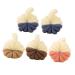 Hemoton 5pcs Two-Color Shower Ball Mesh Bath Scrubber for Body Baby Body Wash Loofah Foam Body Wash Bathing Flowers Kids Bath Sponge Bath Scrubber Ball Pouf Bath Pe Massage Bath Ball Child