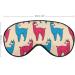 Cute Fluffy Llama Sleep Mask Adjustable Eye Cover for Light Blocking, Perfect for Travel and Nap Time - Men and Women - Buy Online on GoSupps.com