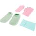 Qukaim Moisturizing Gel Socks Set Touch Screen Spa Moisturizing Gloves Socks Set Reusable Repair Treatment Exfoliating SPA Neck Wrap Mask - Buy Online on GoSupps.com