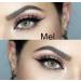 Freshlady colored contact lenses very strongly opaque and natural annual lenses I without strength eye color for dark eyes green - now choose color (mel)