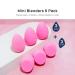 AOA Studio Collection Mini Makeup Sponge Set - Latex-Free, High-Definition Beauty Blenders for Powder, Cream, and Liquid Makeup - 6 Pack Super Soft Wonder Blender in Pink - 3 Tear Drop + 3 Beveled Shape - Buy Online on GoSupps.com
