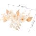 DEARMAMY Bride Hair Comb Wedding Hair Comb Clip Bride Flower Hairpin Women Hair Accessory - Buy Online on GoSupps.com