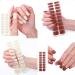 Semi Cured Gels Nails Stickers Nails Polish Strips Korean Style Gels Nails Strips Nails Art Decortions for Party Style9 - Buy Online on GoSupps.com