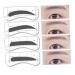 Housoutil Kits 32 Pairs 8 Eyeshadow Eyebrow Template Eyebrow Stencils Eyebrow Card Eyebrow Trimming Eyebrow Marks Eyebrow Stickers medium As Shown