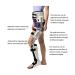 Adjustable Hip Joint Fixation Bracket - Comfortable Orthosis Brace for Knee Ankle and Foot Support - Portable Hinged Stabilizer for Left & Right Legs - Buy Online on GoSupps.com