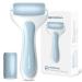 IBORRIA Ice Roller for face  Ice Face Roller with 2X Roller Heads for Long Lasting Cold  Ice Roller for Face & Eye Puffiness Relief  Face Massager Roller for Migraines (Blue)