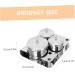 FOMIYES 5 Sets Nail Art Storage Jar Container with Lid Metal Bracket Manicure Cup Dappen Dish Cup Mini Nail Polish Kit U as Acrilicas Metal Holder Metal Stand Liquid Stainless Steel Tool - Buy Online on GoSupps.com