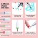 MELODYSUSIE Ceramic Nail Drill Bits Set - Professional 3/32 Safety Bits for Acrylic and Gel Nails - Cuticle Removal Tools - 4pcs - Buy Online on GoSupps.com