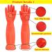YIOIY Waterproof Kitchen Cleaning Gloves - Oil-Resistant Rubber Glove (Red, Medium) - Buy Online on GoSupps.com
