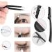 Y-KINZ 5PCS Eyebrow Grooming Kit - Stainless Steel Tools for Women & Men | Tweezers, Razor, Scissors, Brush, Comb & Pencil | Includes Leather Case - Buy Online on GoSupps.com