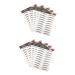FOMIYES 10 Sheets Eyebrow 3d Sticker Lady Tools False Eyebrows -like Eyebrows Stickers Template Girl