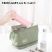Qetlavee 2-Stk Portable Cosmetic Bag Set | Makeup Brush Holder & Sponge Storage | Travel Makeup Organizer in Pink - Buy Online on GoSupps.com