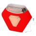 Automatic Nail Clippers Electric Nail Cutter Automatic Fingernail Cutter 2-in-1 Fingernail Toenail Trimmer Polisher Rechargeable Safety Nail Cutter Rechargeable Nail Trimmer for Seniors Adults Red