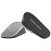 Correct Position Heel Lift Inserts Thick Heel Cushioning Height Increase Insoles Heel Cup Shoe Heel Inserts for Heel Spurs Heel Pain Plantar Fasciitis Achilles Tendonitis (1.4" Height Black) 1.4" Height Black