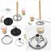 Alipis Metal Stands for Dishes - 2 Sets of Safe Moxibustion & Massage Accessories - Durable 10x10cm Silver Ash Collectors - Buy Online on GoSupps.com