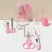 Baby Health Nursery Set - Nail Clipper, Hair Brush, Thermometer, Nasal Aspirator, Toothbrush - Infant Grooming Kit - Buy Online on GoSupps.com