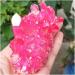 Crystal Rough 80-280gCrystal Cluster Natural Titanium Coating Rose red Quartz vug Plating Stone Flower Crystals Beautiful (Size : 150-180g) - Buy Online on GoSupps.com