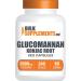 BULKSUPPLEMENTS.COM Glucomannan Capsules - Konjac Root Extract Soluble Fiber Supplements Konjac Root Capsules - Konjac Root 2000mg - Vegan 4 Capsules per Serving 240 Veg Capsules