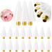 16 Pieces Nail Rhinestones Picker Wax Replacement Head Tips with Case for Nail Dotting Pen to Pick Up Nail Gem Jewelry Replacement Wax Head Accessories (White)