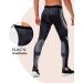 CANGHPGIN Men's Compression Pants 2 Pack - Red&Yellow Stripe - Small | Gym Running Baselayer Athletic Leggings - Buy Online on GoSupps.com
