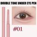 Eye Brightener Pencil Doublesided nonclumping highlighter 2in1 Lasting Contour Brightener Pencil Cream Cosmetics Women Woman Beauty Makeup Tool for Dating Commuting 01 - Buy Online on GoSupps.com