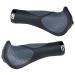 CyclingDeal Mountain Bike Bicycle Handlebar Grips - with Specialized Ergonomic & Anti-Slip Design for MTB & Hybrid Bikes - 1 Pair of Soft Gel Grips - Available in Classic Grips or Grips with Bar Ends