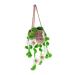 COHEALI Car Decor House Decorations for Home Crochet Crafts Hanging Basket Interior Rearview Mirror