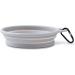 Buy Ohmo Foldable Dog Bowl - 2 Pack 400ml Premium Silicone Pet Water Bowl for Cats & Dogs - Portable & Lightweight for Outdoor Camping - Light Blue & Ash - Buy Online on GoSupps.com