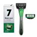 vsilay Lianxue 7-layer replaceable shaving set with weighted rubber handle for men
