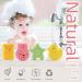 4Pcs Cute Baby Shower Sponge Set for Newborns & Toddlers - Gentle Bath Care Sponges - Buy Online on GoSupps.com