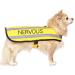 NERVOUS (Give Me Space) Yellow Colour Coded S M L Reflective Waterproof Fleece Lined Warm Dog Coats PREVENTS Accidents By Warning Others Of Your Dog In Advance (S) Small Coat