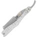 Razor Manual Beard Shaver with No Peeled Lacquer Crystal Plate Handle - Silver Barbershop Quality - Buy Online on GoSupps.com