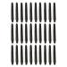 Deflectagrip 10 Sets of 3 (30 Pieces) 2ba Black Nylon Dart shafts Short Size 35 mm 1 1/2"