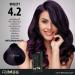 Femmas Hair Color 3x Medium Brown Violet 4.2 | Professional Cream with Argan Oil & Keratin | Permanent Tint for Radiant Durable Results | 100ml - 3 Pack - Buy Online on GoSupps.com
