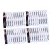 Gogogmee Hair-like Eyebrows 4pcs Eyebrow Stickers Tool Stickers Eyebrow Transfers Stickers Water Transfer Eyebrow Sticker 6d 21x15cm Brown